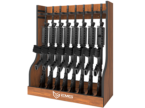 EMG Battle Wall Professional Grade Adjustable Real Wood Gun Rack