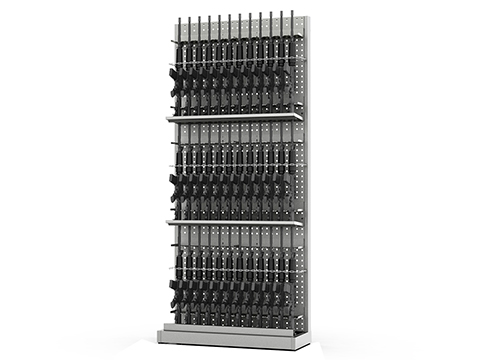 EMG Battle Wall System Weapon Display & Storage Solution Single-Sided Rifle Armory Vertical Rack