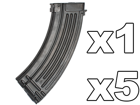 G&P 150rd High Precision Metal Mid-Cap Magazine for AK Series Airsoft AEG Rifles (Package: One Magazine)