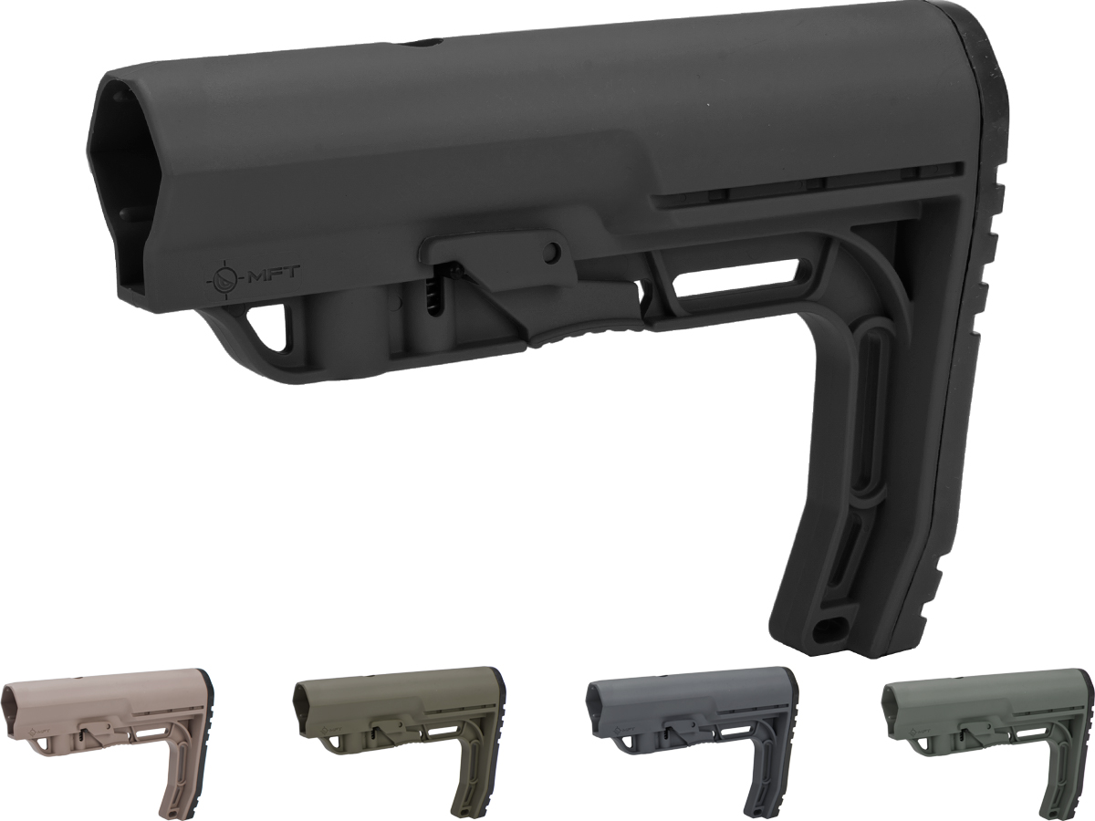 Mission First Tactical Battlelink Minimalist Stock for MilSpec Stock Tubes (Color: Black)