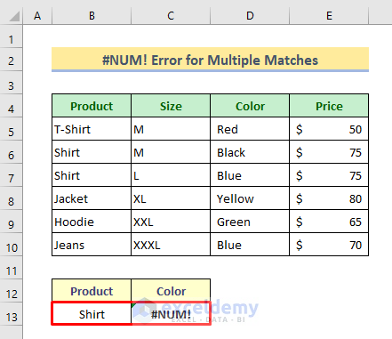 Excel DGET Function for Multiple Matches