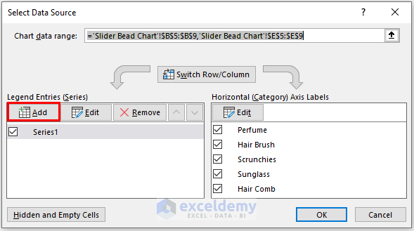 Add Data to Chart in Excel