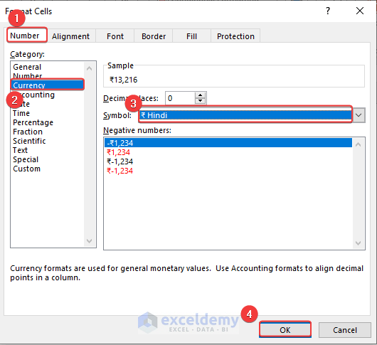 Changing Default Currency of Excel