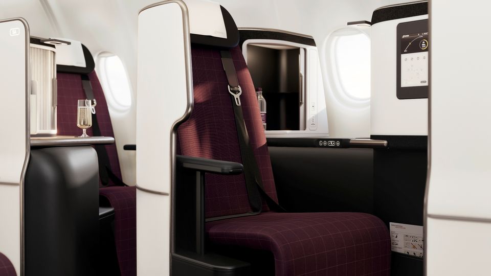 Swiss' new business class.