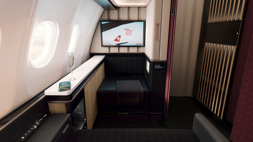 Swiss' new first class.