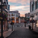 Beverly Hills in LA at dusk