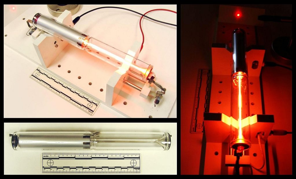 Photos of Spectra-Physics Model 084-1 He-Ne Laser Tube