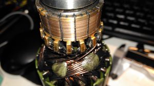 Damaged Commutator