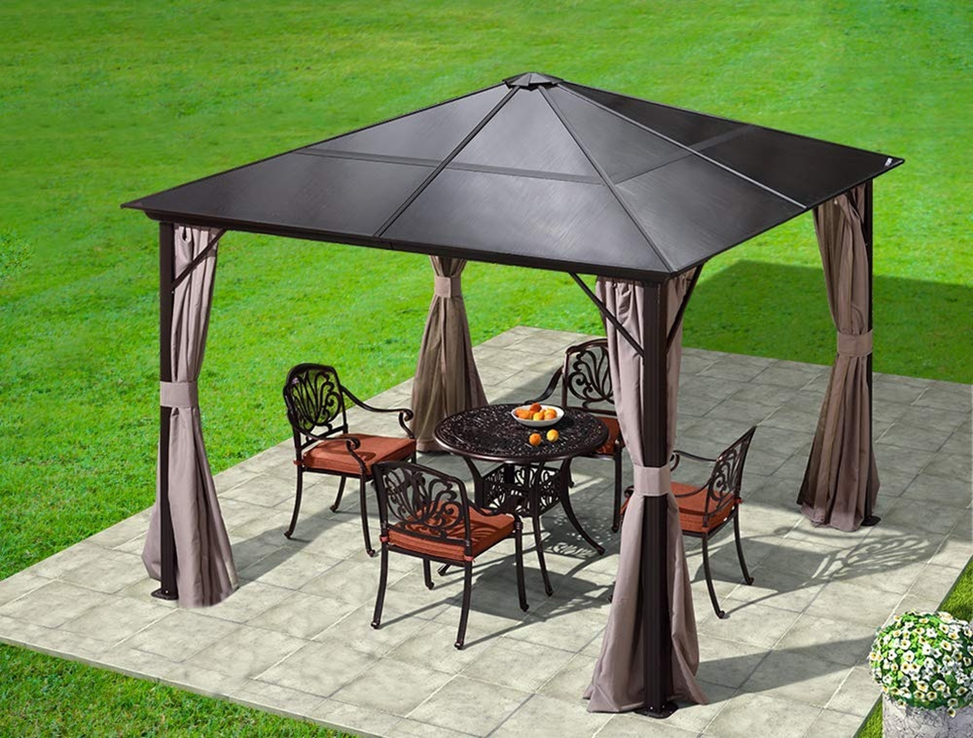 Full Size of Hard Top Gazebo Clearance Hardtop Grill Erommy 10x10ft Outdoor Canopy Curtains Aluminum Topeak Road Outdoor Gear Hard Top Gazebo Clearance