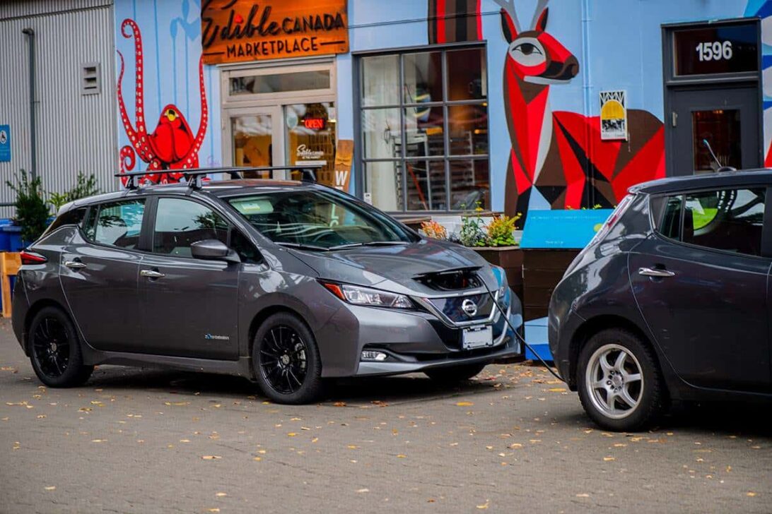 Craigslist Thule Roof Box Putting A Rack On Your 2018 Nissan Leaf Torque News Waterproof Shoes For