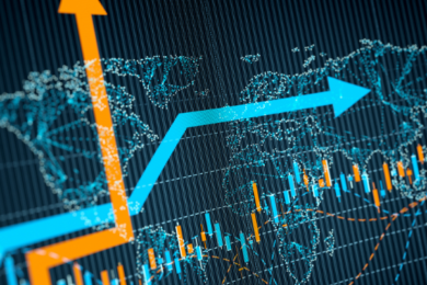 Arrows follow positive correlation