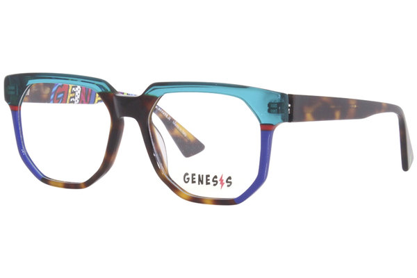  Genesis GV1572 Eyeglasses Full Rim Round Shape 