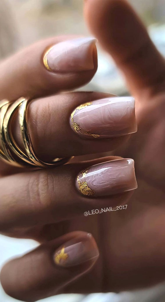 Stylish Nail Art Designs That Pretty From Every Angle : Subtle marble nail