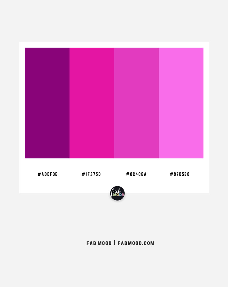 Magenta And Purple Color Scheme Color Palette #47 Fab Mood Wedding ...