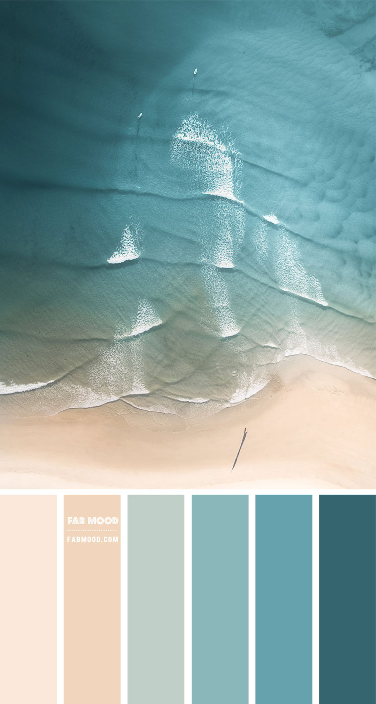 Green Ocean and Warm Taupe Color Scheme – Color Palette #76