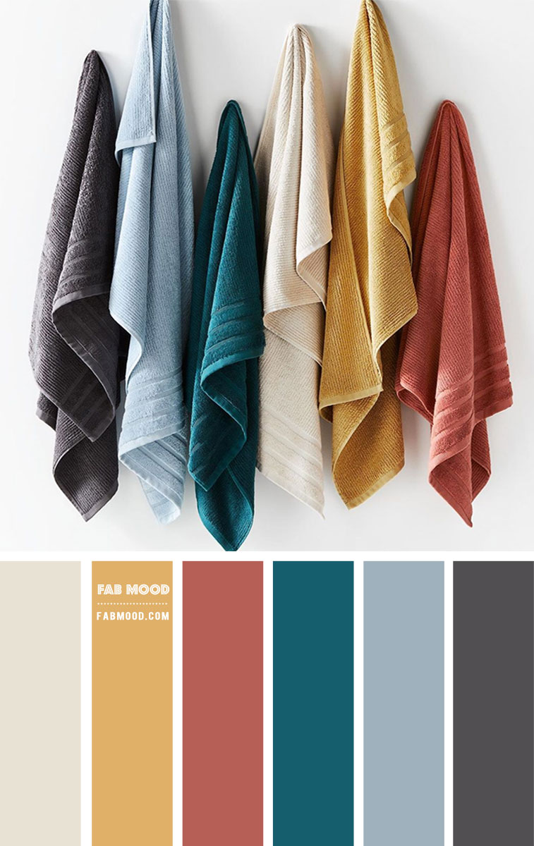 Bathroom Towel Color Combinations  – Colour Palette #94