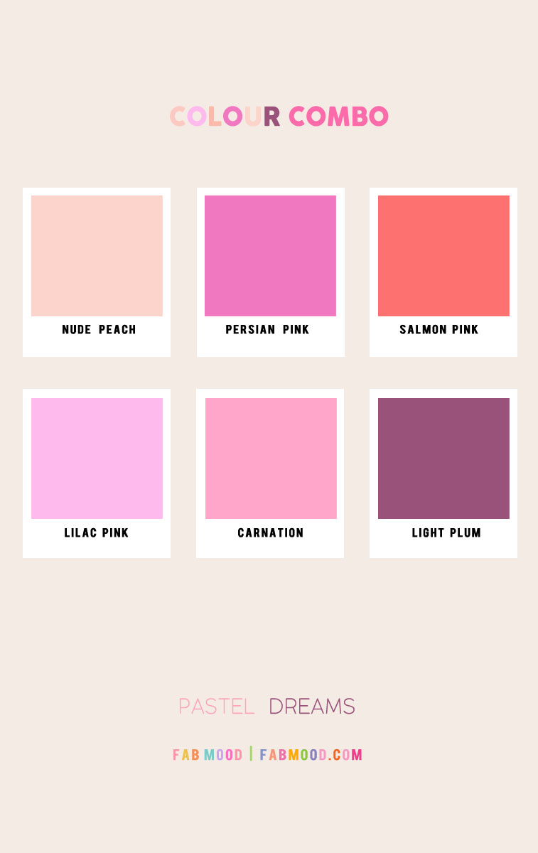 27 Spring Colour Palette Perfections : Pastel Dreams