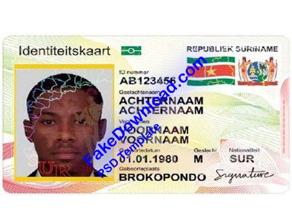 National ID card | Fake Download