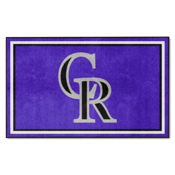 Picture of Colorado Rockies 4X6 Plush Rug