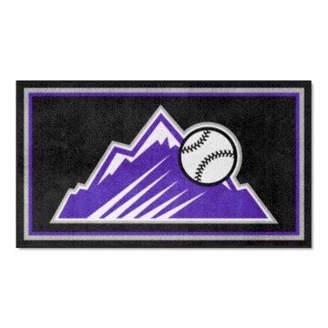 Picture of Colorado Rockies 3X5 Plush Rug