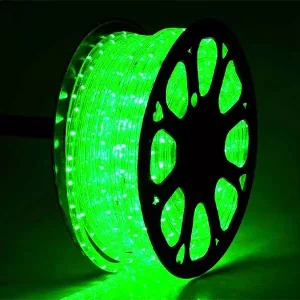 Green LED Rope Light 50Mtr Roll