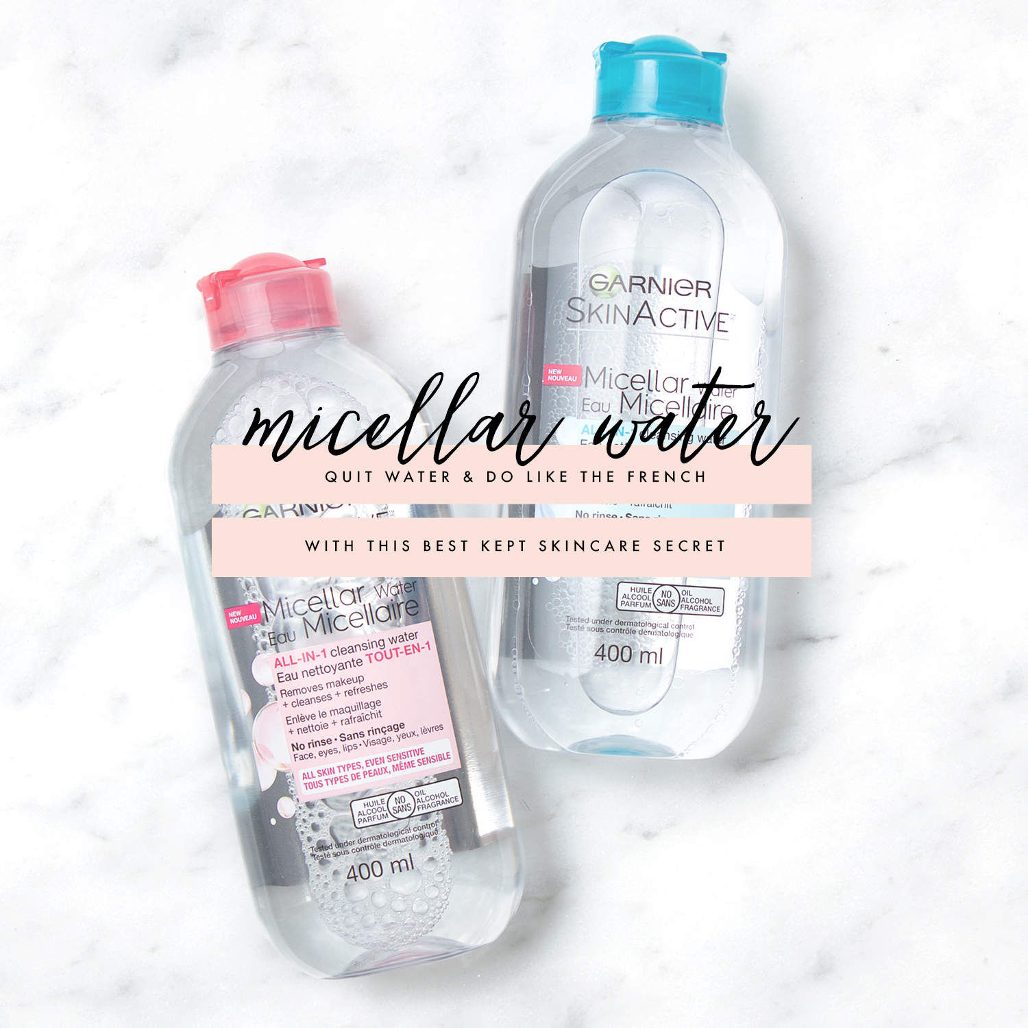 fashionlush, french skincare secrets, micellar water