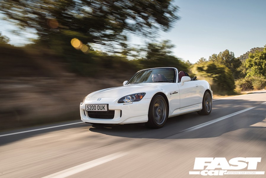 Honda S2000 front driving shot