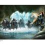 Lord Of The Rings: Flight To The Ford Art Print (Claudio Aboy)