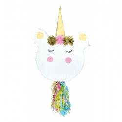 Piñata tête de licorne