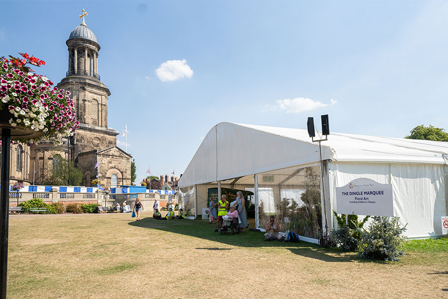 Shrewsbury Flower Show Marquee