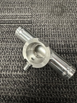 1.25" Inline Water Filler Neck Adapter, 1-1/4"(1.250") Dia., 6.00" Tube Length