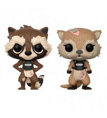 2-PACK ROCKET ET LYLLA / LES GARDIENS DE LA GALAXIE / FIGURINE FUNKO POP