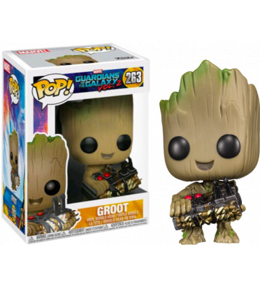 GROOT WITH BOMB / LES GARDIENS DE LA GALAXIE / FIGURINE FUNKO POP / EXCLUSIVE SPECIAL EDITION