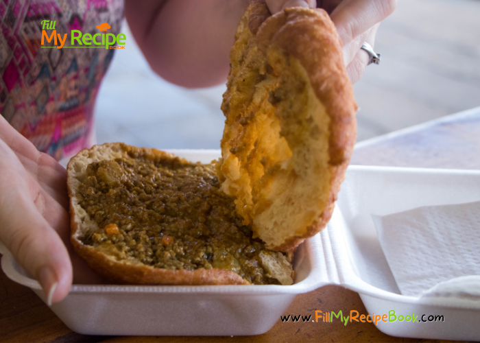 A Curry mince vetkoek filling recipe with ground or minced meat and vegetables. The best and easy South African recipe with curry spices.