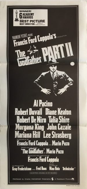 the godfather part 2 australian daybill poster 1974 db1