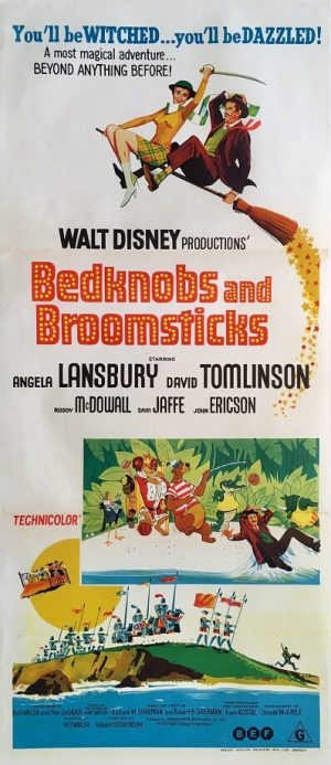 bedknobs and broomsticks australian daybill poster 1971 angela lansbury