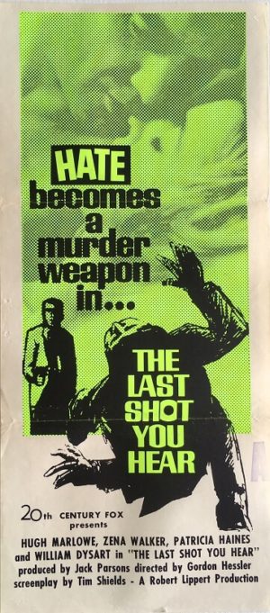 the last shot you hear new zealand daybill movie poster