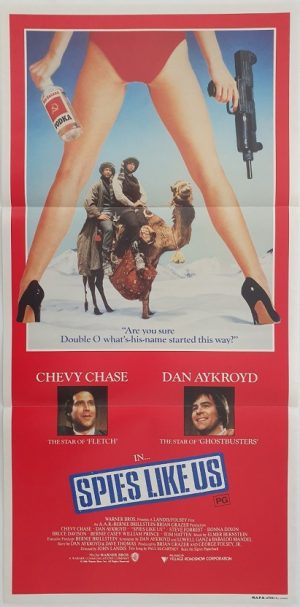 spies like us australian daybill poster 1985