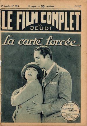 Soul Mates La carte forcée Le Film Complet French movie magazine 1927 with Edmund Lowe (2)