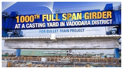 Mumbai-Ahmedabad Bullet Train Project: 1000th full box girder cast in Gujarat’s Vadodara