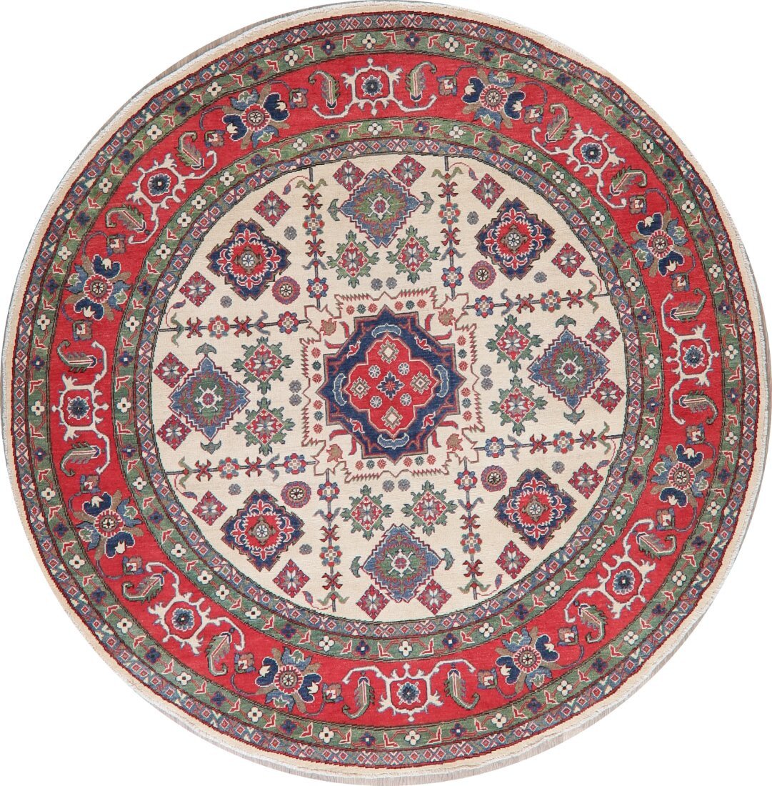 Soft Rugs for Bedroom Luxury E Of A Kind Round Tufan oriental Hand Knotted 7 9 X 7 9 Wool Beige Red area Rug