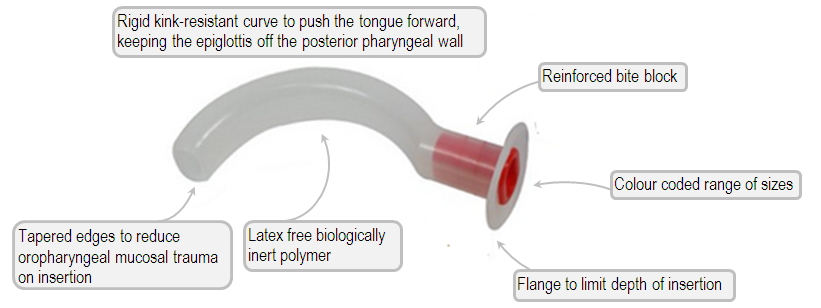 Oropharyngeal Airway Size Chart