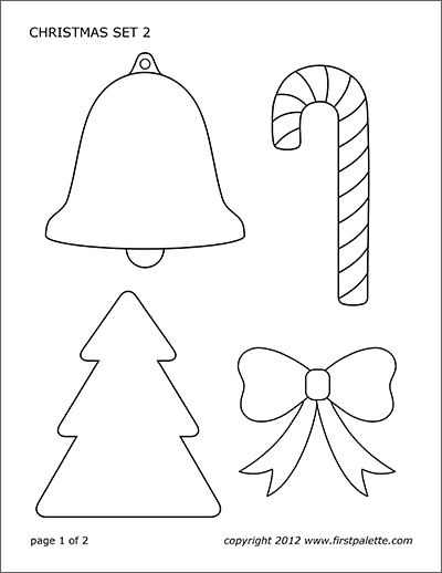 Bell Template With Bow Free Printable Outline | atelier-yuwa.ciao.jp