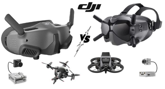 DJI Goggles 2 vs Goggles V2