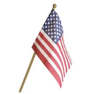 4" x 6" Small American Economy Stick Flag