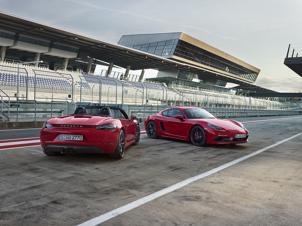 Porsche 718 boxster gts et 718 cayman gts