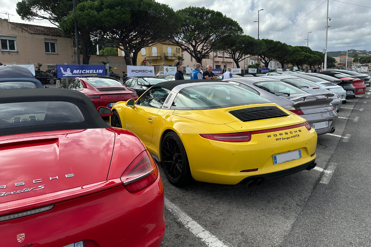 Porsche jaune racing 991 targa gts phase 1