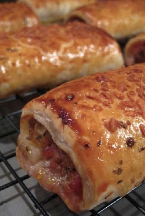 These Puff Pastry Italian Sausage Rolls are sure to become a favorite party food with your friends and family!