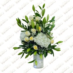 Touch of lily flower arrangement