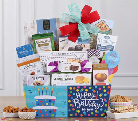 Happy Birthday Gift Basket